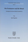 Buchcover Die Freimaurer und ihr Ritual.