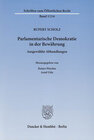 Buchcover Parlamentarische Demokratie in der Bewährung.