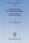 Buchcover Die Bemessung des Inkommensurablen.