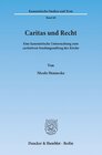 Buchcover Caritas und Recht.