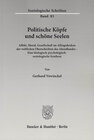 Buchcover Politische Köpfe und schöne Seelen.