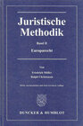 Buchcover Juristische Methodik.