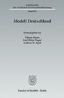 Buchcover Modell Deutschland.