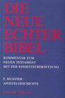 Buchcover Die Neue Echter-Bibel. Kommentar / Kommentar zum Neuen Testament mit Einheitsübersetzung. Gesamtausgabe / Apostelgeschic