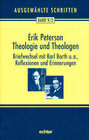 Buchcover Ausgewählte Schriften / Theologie und Theologen