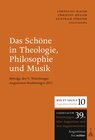 Buchcover Das Schöne in Theologie, Philosophie und Musik
