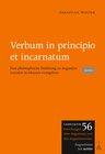 Buchcover Verbum in principio et incarnatum.