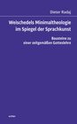 Buchcover Weischedels Minimaltheologie im Spiegel der Sprachkunst