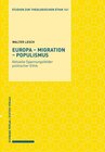 Buchcover Europa – Migration – Populismus