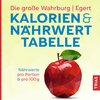 Buchcover Die große Wahrburg/Egert Kalorien-&-Nährwerttabelle