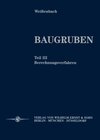 Buchcover Baugruben