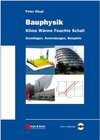 Buchcover Bauphysik - Klima Wärme Feuchte Schall