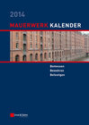 Buchcover Mauerwerk-Kalender / Mauerwerk-Kalender 2014
