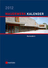 Buchcover Mauerwerk-Kalender / Mauerwerk-Kalender 2012