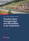 Buchcover Verankerungen, Vernagelungen und Mikropfähle in der Geotechnik