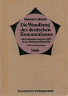 Buchcover Die Wandlung des deutschen Kommunismus