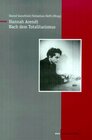 Buchcover Hannah Arendt - Nach dem Totalitarismus