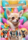 Buchcover Chihuahuas. Kunstvolle Porträts der kleinen Hunde (Tischkalender 2025 DIN A5 hoch), CALVENDO Monatskalender