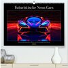Buchcover Futuristische Neon Cars (hochwertiger Premium Wandkalender 2025 DIN A2 quer), Kunstdruck in Hochglanz