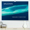 Buchcover Malediven - Inselparadies im Indischen Ozean (hochwertiger Premium Wandkalender 2025 DIN A2 quer), Kunstdruck in Hochgla
