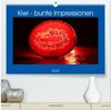 Buchcover Kiwi - bunte Impressionen (hochwertiger Premium Wandkalender 2025 DIN A2 quer), Kunstdruck in Hochglanz