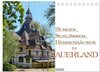 Buchcover Burgen, Schlösser, Herrenhäuer im Sauerland (Tischkalender 2025 DIN A5 quer), CALVENDO Monatskalender