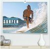 Buchcover Surfen: Die perfekte Welle finden - Edition Funsport (hochwertiger Premium Wandkalender 2025 DIN A2 quer), Kunstdruck in