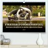Buchcover Freies Formenspiel (hochwertiger Premium Wandkalender 2025 DIN A2 quer), Kunstdruck in Hochglanz