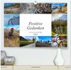 Buchcover Positive Gedanken - Motivation und Mountainbike (hochwertiger Premium Wandkalender 2025 DIN A2 quer), Kunstdruck in Hoch