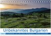 Buchcover Unbekanntes Bulgarien (Tischkalender 2025 DIN A5 quer), CALVENDO Monatskalender