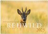 Buchcover Rehwild 2025 (Tischkalender 2025 DIN A5 quer), CALVENDO Monatskalender
