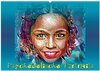 Buchcover Psychedelische Portraits (Wandkalender 2025 DIN A2 quer), CALVENDO Monatskalender