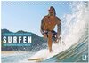 Buchcover Surfen: Die perfekte Welle finden - Edition Funsport (Tischkalender 2025 DIN A5 quer), CALVENDO Monatskalender
