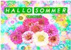 Buchcover Hallo Sommer - Artwork (Tischkalender 2025 DIN A5 quer), CALVENDO Monatskalender