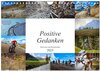 Buchcover Positive Gedanken - Motivation und Mountainbike (Wandkalender 2025 DIN A4 quer), CALVENDO Monatskalender