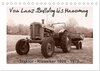 Buchcover Von Lanz Bulldog bis Hanomag Traktor - Klassiker 1926 - 1975 (Tischkalender 2025 DIN A5 quer), CALVENDO Monatskalender