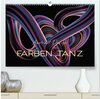 Buchcover Farben Tanz Abstract Design (hochwertiger Premium Wandkalender 2025 DIN A2 quer), Kunstdruck in Hochglanz