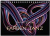 Buchcover Farben Tanz Abstract Design (Tischkalender 2025 DIN A5 quer), CALVENDO Monatskalender