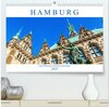 Buchcover Hamburg - eine Bilderreise durch die Hansestadt (hochwertiger Premium Wandkalender 2025 DIN A2 quer), Kunstdruck in Hoch