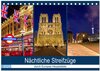 Buchcover Nächtliche Streifzüge durch Europas Hauptstädte (Tischkalender 2025 DIN A5 quer), CALVENDO Monatskalender