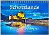 Buchcover Schottlands Burgen und Schlösser (Tischkalender 2025 DIN A5 quer), CALVENDO Monatskalender