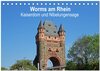 Buchcover Worms am Rhein - Kaiserdom und Nibelungensage (Tischkalender 2025 DIN A5 quer), CALVENDO Monatskalender
