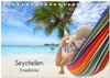 Buchcover Seychellen Inselblicke (Tischkalender 2025 DIN A5 quer), CALVENDO Monatskalender