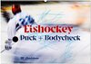 Buchcover Eishokey Puck und Bodycheck (Wandkalender 2025 DIN A2 quer), CALVENDO Monatskalender