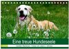 Buchcover Eine treue Hundeseele - Golden Retriever (Tischkalender 2025 DIN A5 quer), CALVENDO Monatskalender