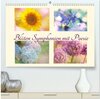 Buchcover Blüten Symphonien mit Poesie (hochwertiger Premium Wandkalender 2025 DIN A2 quer), Kunstdruck in Hochglanz