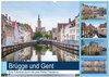 Buchcover Brügge und Gent, eine Fotoreise durch die zwei Perlen Flanderns. (Wandkalender 2025 DIN A2 quer), CALVENDO Monatskalende