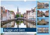 Buchcover Brügge und Gent, eine Fotoreise durch die zwei Perlen Flanderns. (Wandkalender 2025 DIN A3 quer), CALVENDO Monatskalende