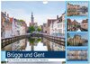 Buchcover Brügge und Gent, eine Fotoreise durch die zwei Perlen Flanderns. (Wandkalender 2025 DIN A4 quer), CALVENDO Monatskalende