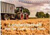 Buchcover Landwirtschaft - Von der Saat bis zur Ernte (Tischkalender 2025 DIN A5 quer), CALVENDO Monatskalender